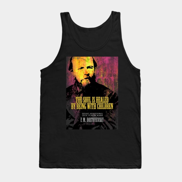 Dostoyevsky Inspirational Quote 1 Tank Top by pahleeloola